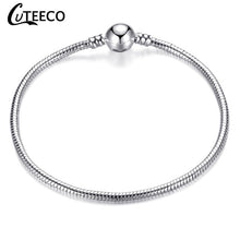 Load image into Gallery viewer, Silver Pink Heart Bracelet