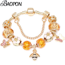 Load image into Gallery viewer, Crystal Orenge Color bracelet