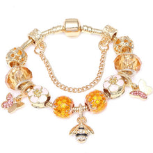 Load image into Gallery viewer, Crystal Orenge Color bracelet