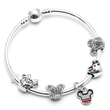 Load image into Gallery viewer, Mickey Pendant Charm Bracelet