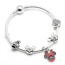 Load image into Gallery viewer, Mickey Pendant Charm Bracelet