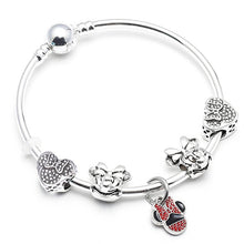 Load image into Gallery viewer, Mickey Pendant Charm Bracelet